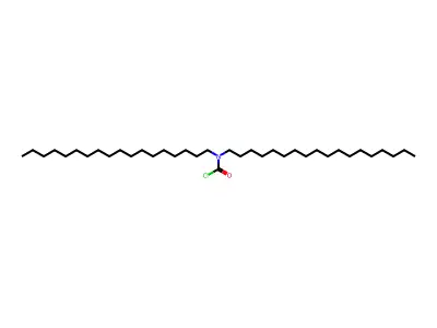 N,N-dioctadecylcarbamoyl chloride structure