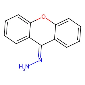 (9H-Xanthen-9-ylidene)hydrazine structure