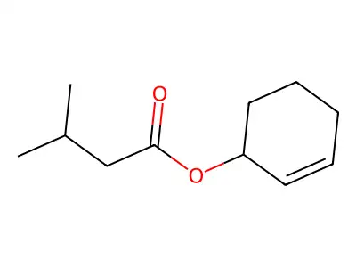 2-Cyclohexen-1-yl isovalerate structure