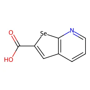 Selenolo(2,3-b)pyridine-2-carboxylic acid structure