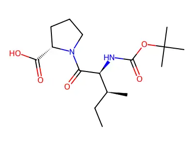 Boc-Ile-Pro-OH structure