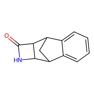 3,8-Methanonaphth(2,3-b)azet-2(1H)-one, 2a,3,8,8a-tetrahydro- structure