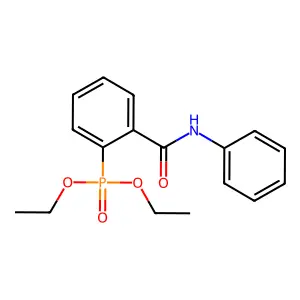 2-diethoxyphosphoryl-N-phenylbenzamide structure