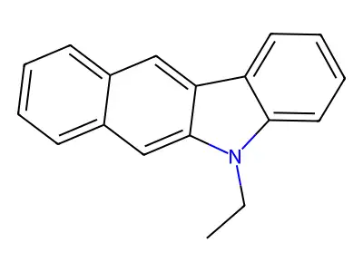 5H-Benzo[b]carbazole, 5-ethyl- structure