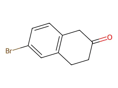 6-Bromo-2-tetralone structure