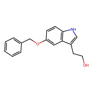 5-Benzyloxy-3-(2-hydroxyethyl)indole structure