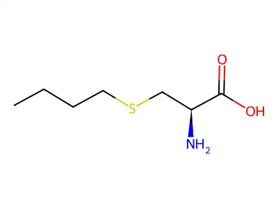 2-Amino-3-(butylthio)propanoic acid structure