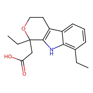 依托度酸 structure