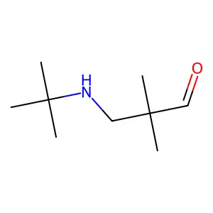 3-(Tert-butylamino)-2,2-dimethylpropanal structure