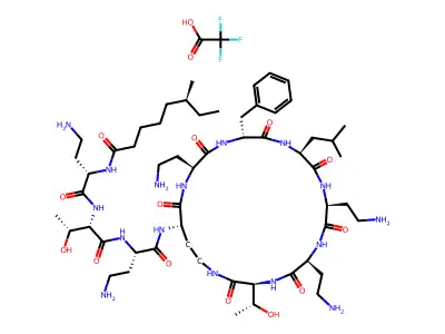 Polymyxin B1 structure