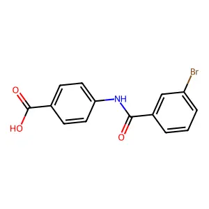 4-(3-Bromobenzamido)benzoic acid structure