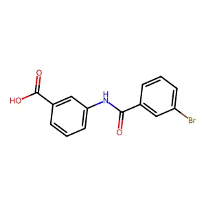 3-(3-Bromobenzamido)benzoic acid structure