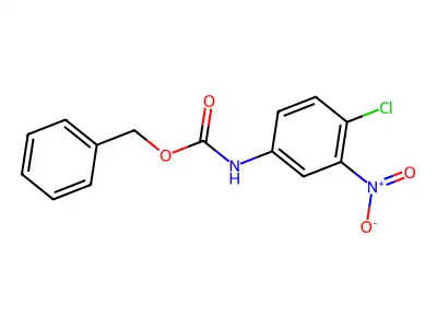 benzyl N-(4-chloro-3-nitrophenyl)carbamate structure