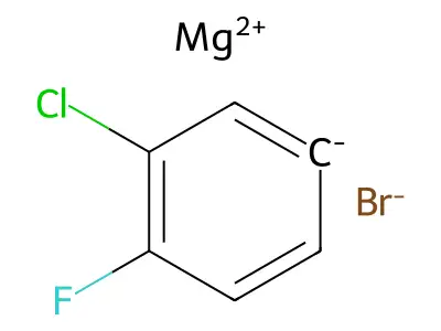 3-Chloro-4-fluorophenylmagnesium bromide structure