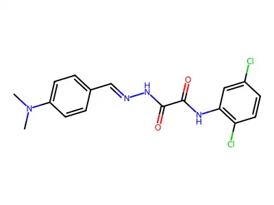 N-(2,5-Dichloro-PH)-2-(2-(4-(dimethylamino)benzylidene)hydrazino)-2-oxoacetamide structure