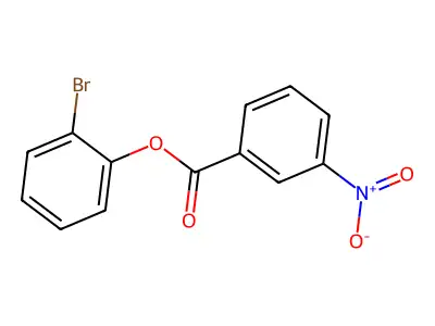 2-Bromophenyl 3-nitrobenzoate structure