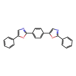 5-Phenyl-2-[4-(2-phenyl-1,3-oxazol-5-yl)phenyl]-1,3-oxazole structure