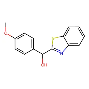 Benzo[D]thiazol-2-YL(4-methoxyphenyl)methanol structure