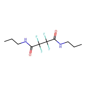 2,2,3,3-tetrafluoro-N,N'-dipropylbutanediamide structure