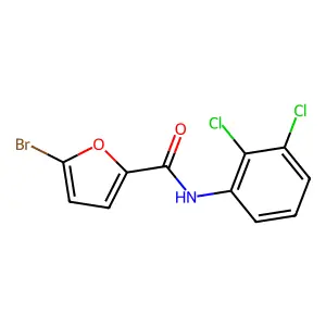 5-bromo-N-(2,3-dichlorophenyl)-2-furamide structure