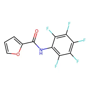 N-(2,3,4,5,6-pentafluorophenyl)furan-2-carboxamide structure