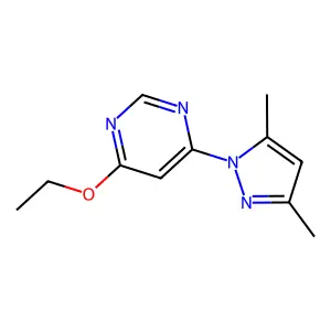 4-(3,5-Dimethyl-1H-pyrazol-1-yl)-6-ethoxypyrimidine structure