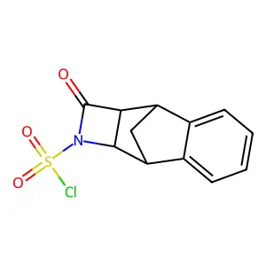 11-Oxo-10-azatetracyclo[6.4.1.02,7.09,12]trideca-2,4,6-triene-10-sulfonyl chloride structure