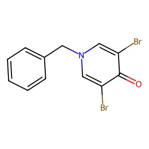 1-Benzyl-3,5-dibromopyridin-4(1H)-one structure