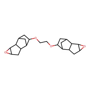 4,4'-[Ethane-1,2-diylbis(oxy)]bis(octahydro-1ah-2,5-methanoindeno[1,2-b]oxirene) structure