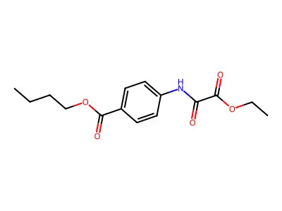 Ethyl 4-{[ethoxy(oxo)acetyl]amino}benzoate structure