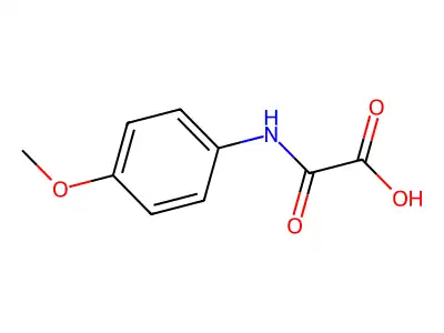 [(4-Methoxyphenyl)carbamoyl]formic acid structure