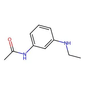Acetamide, N-[3-(ethylamino)phenyl]- structure