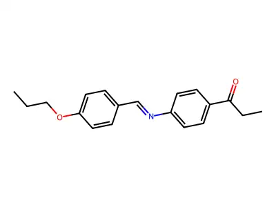 4'-(4-Propoxybenzylideneamino)propiophenone structure