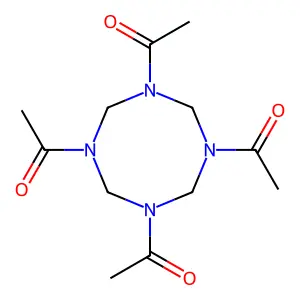 1,3,5,7-Tetraacetyloctahydro-1,3,5,7-tetrazocine structure