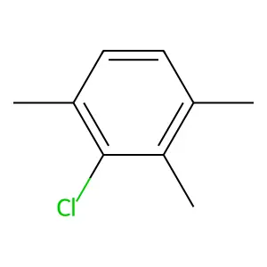 Benzene, 3-chloro-1,2,4-trimethyl structure