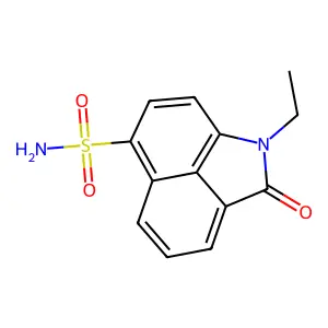 1-Ethyl-2-oxo-1,2-dihydrobenzo[cd]indole-6-sulfonamide structure