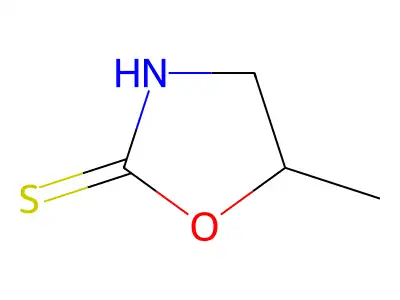 5-Methyl-1,3-oxazolidine-2-thione structure