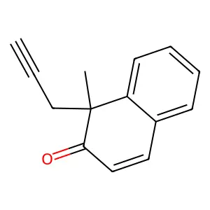 2(1H)-Naphthalenone, 1-methyl-1-(2-propynyl)- structure
