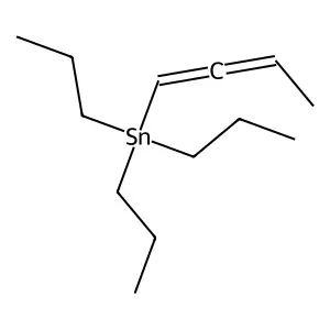 Buta-1,2-dien-1-yl(tripropyl)stannane structure