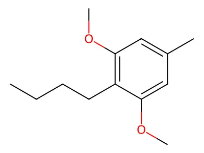 2-Butyl-1,3-dimethoxy-5-methylbenzene structure