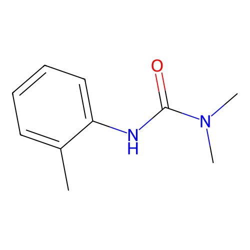 1,1-Dimethyl-3-(O-tolyl)urea structure