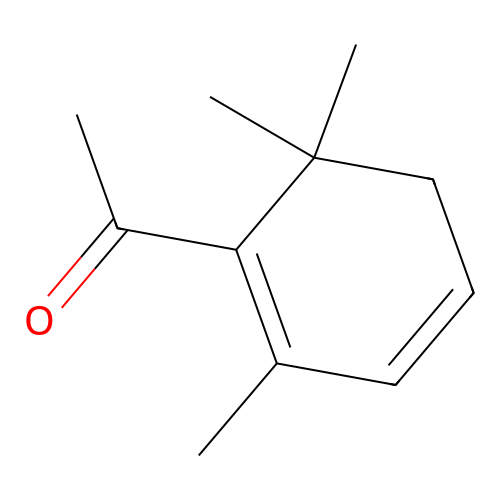 Ethanone, 1-(2,6,6-trimethyl-1,3-cyclohexadien-1-yl)- structure