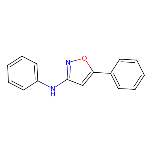 N,5-diphenyl-1,2-oxazol-3-amine structure