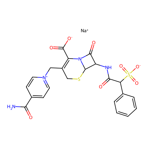 cefsulodin sodium structure
