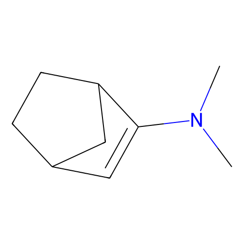 N,N-二甲基双环[2.2.1]庚-2-烯-2-胺 structure