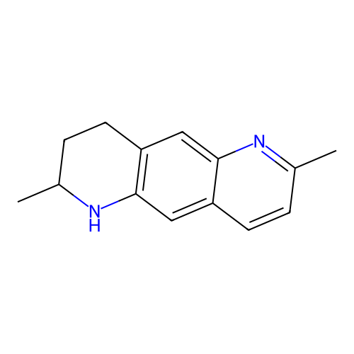 2,7-Dimethyl-6,7,8,9-tetrahydropyrido[2,3-g]quinoline structure
