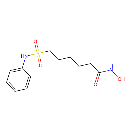 6-(Anilinosulfonyl)-N-hydroxyhexanamide structure