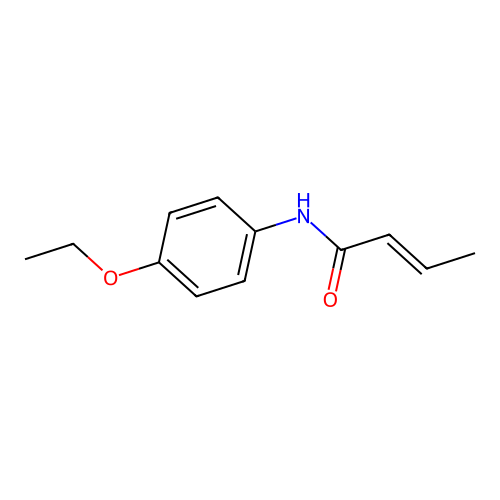 N-(4-ethoxyphenyl)but-2-enamide structure