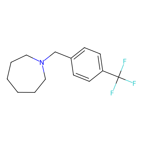 1-[4-(Trifluoromethyl)benzyl]azepane structure