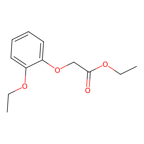 Ethyl (2-ethoxyphenoxy)acetate structure